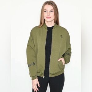 Adidas Women's Green Bomber Jacket